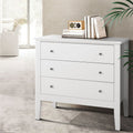3 Drawer Storage Dresser White