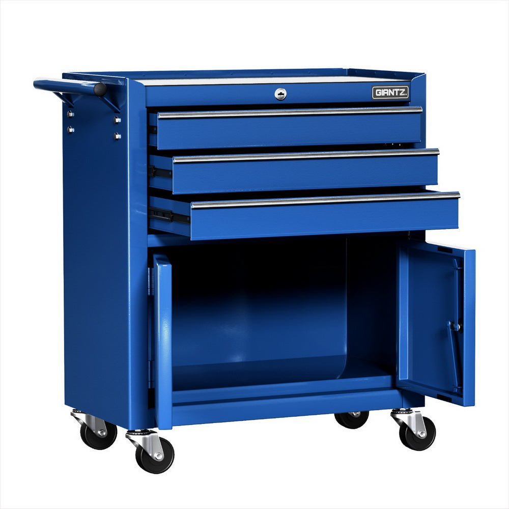 3 Drawer Tool Box Cabinet Chest Toolbox Garage Storage Organiser - Tools > Tools Storage > Tool Boxes - Rivercity House & Home Co. (ABN 18 642 972 209) - Affordable Modern Furniture Australia