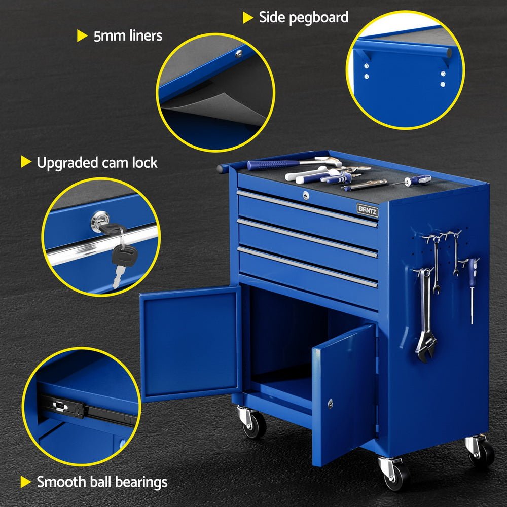 3 Drawer Tool Box Cabinet Chest Toolbox Garage Storage Organiser - Tools > Tools Storage > Tool Boxes - Rivercity House & Home Co. (ABN 18 642 972 209) - Affordable Modern Furniture Australia