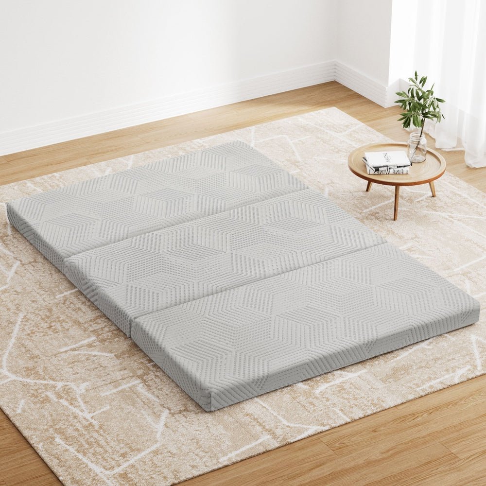 3 - Foldable Mattress Folding Foam Double - Furniture > Mattresses > Double Mattress - Rivercity House & Home Co. (ABN 18 642 972 209) - Affordable Modern Furniture Australia