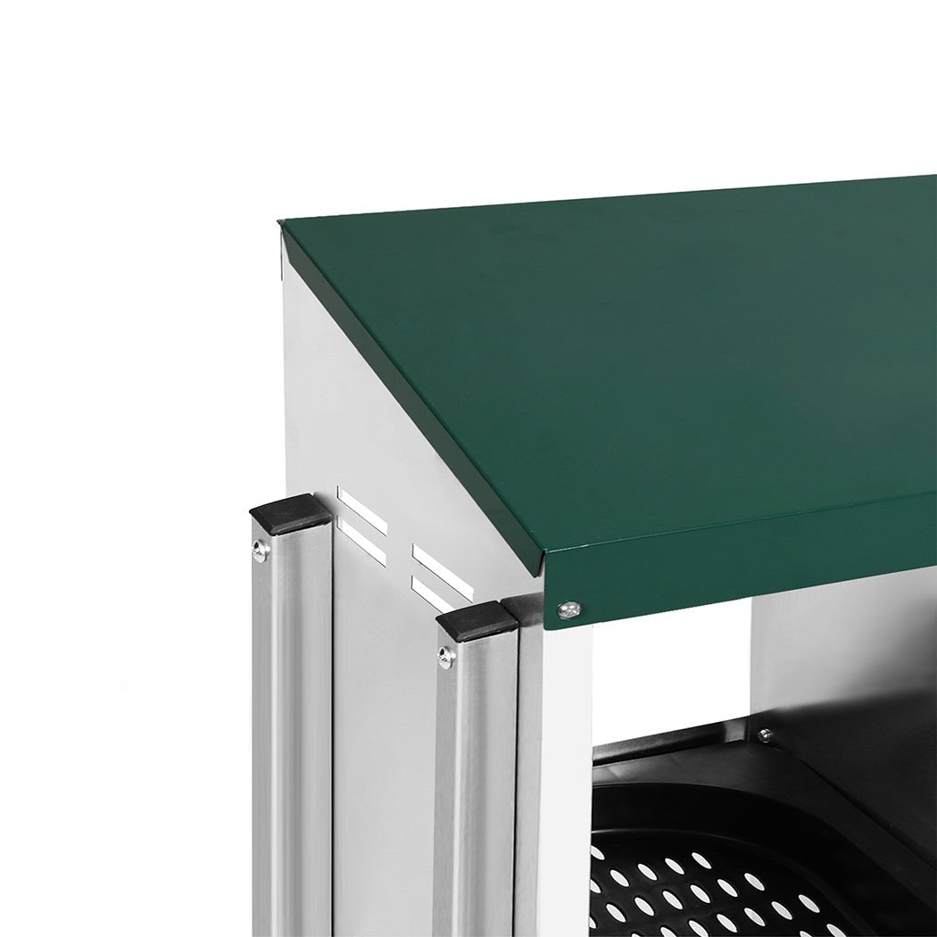 3 - Hole Chicken Egg Nesting Box with Stand and Wall Mount - Green - Rivercity House & Home Co. (ABN 18 642 972 209) - Affordable Modern Furniture Australia