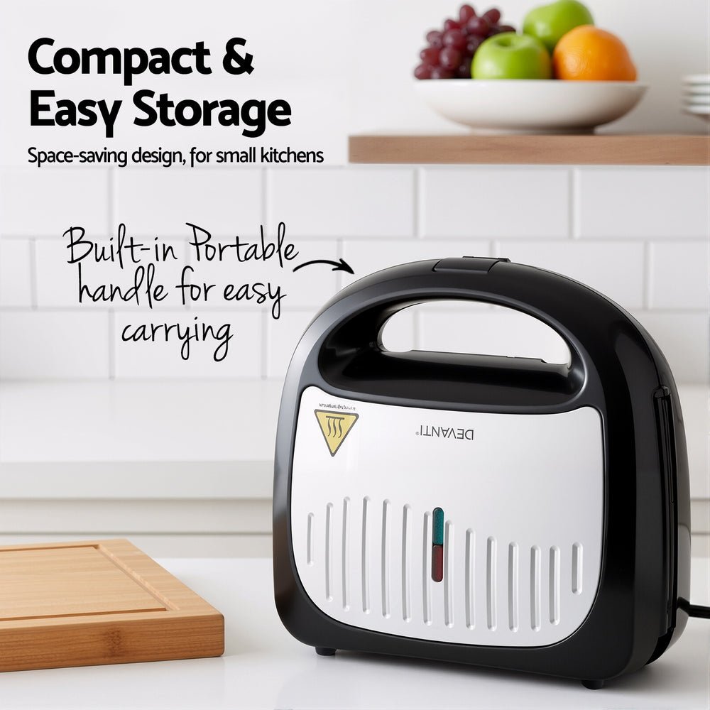 3 - in - 1 Sandwich Press Waffle Maker Panini Press Grill 850W - Appliances > Kitchen Appliances > Toasters & Grills - Rivercity House & Home Co. (ABN 18 642 972 209) - Affordable Modern Furniture Australia