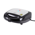 3-in-1 Sandwich, Waffle & Panini Press 850W - Silver & Black