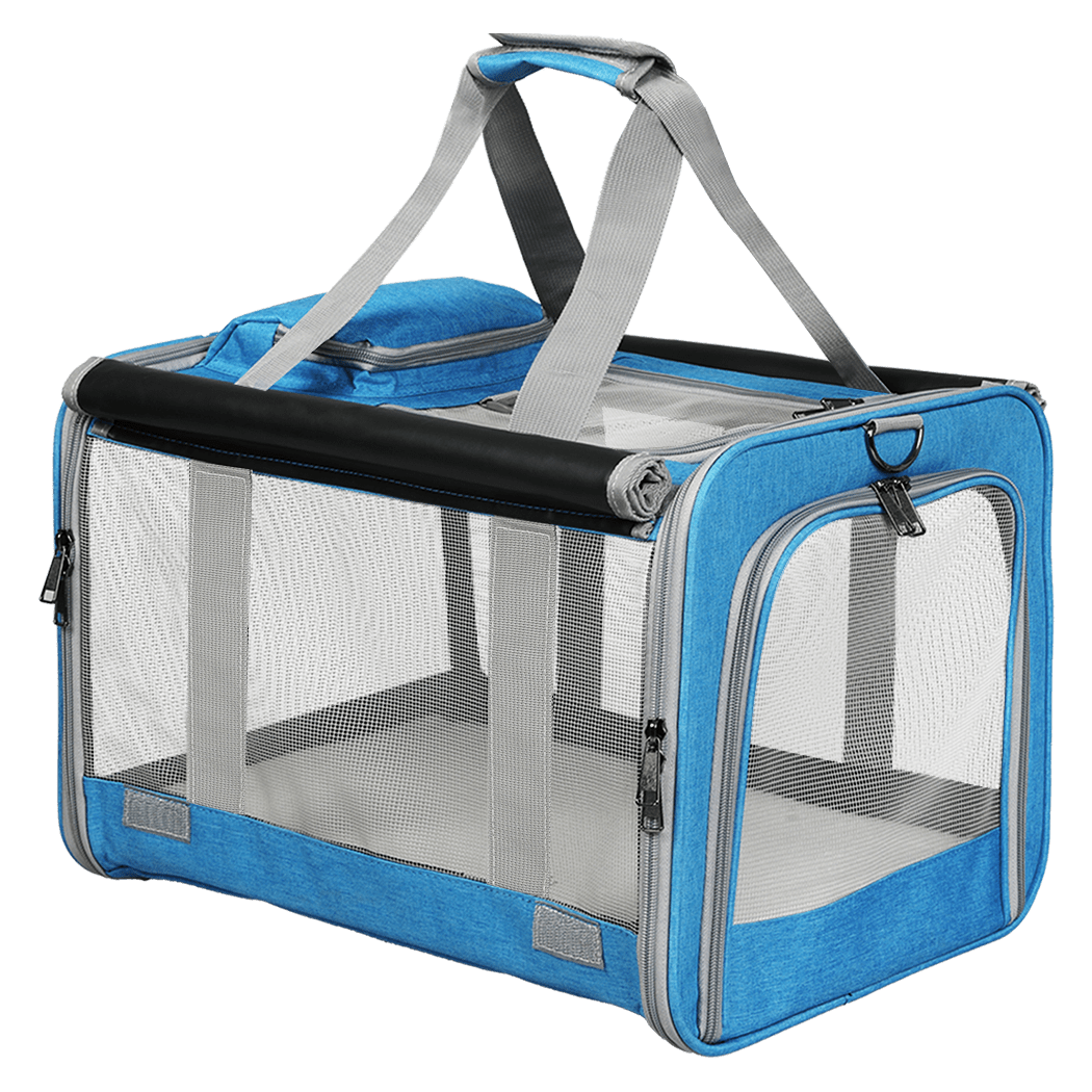 3 - in - 1 Soft Pet Carrier Crate Large Size - Blue - Rivercity House & Home Co. (ABN 18 642 972 209) - Affordable Modern Furniture Australia