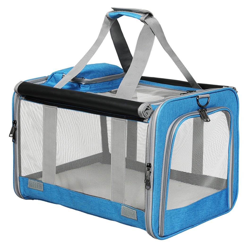 3 - in - 1 Soft Pet Carrier Crate Large Size - Blue - Rivercity House & Home Co. (ABN 18 642 972 209) - Affordable Modern Furniture Australia