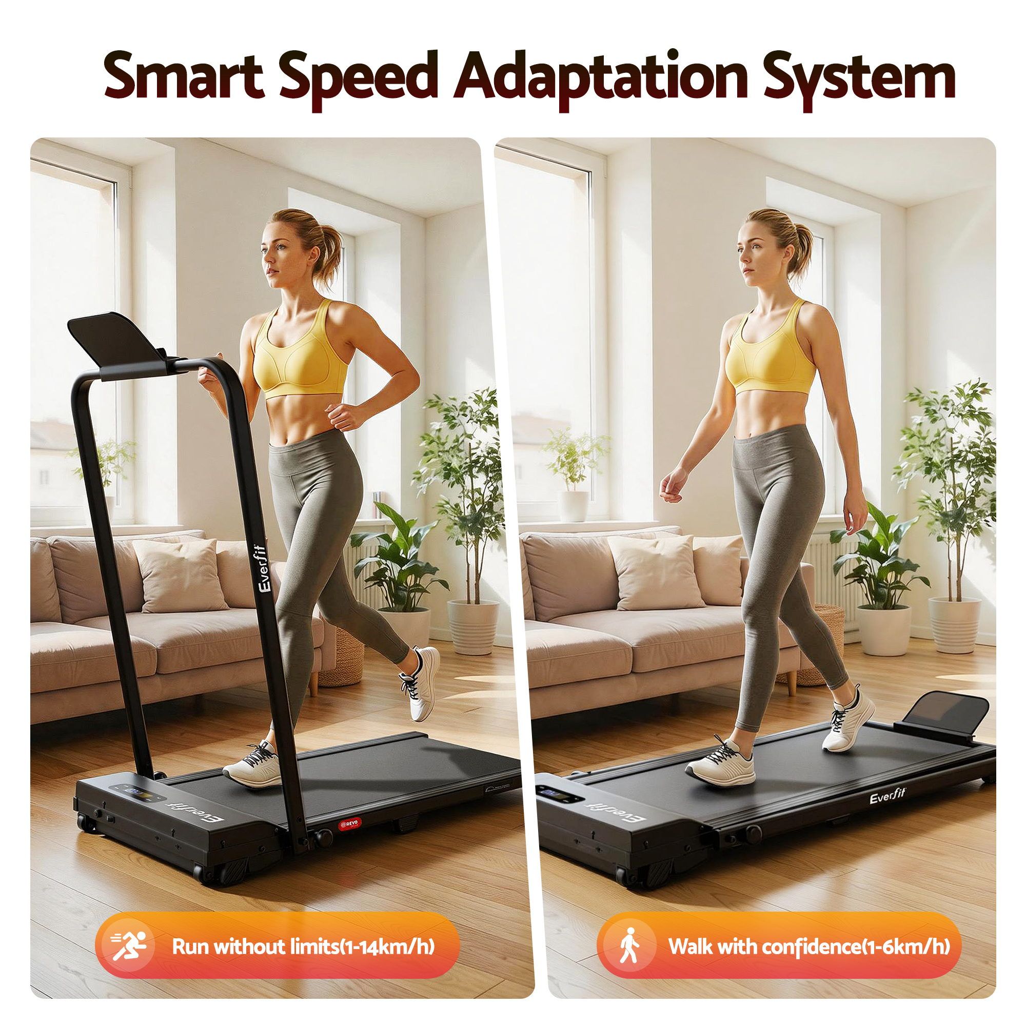 3 in 1 Walking Pad Treadmill 12% Incline Under Desk Foldable Treadmills for Home Gym With 38cm Wide Belt APP Control - Sports & Fitness > Exercise, Gym & Fitness > Treadmills - Rivercity House & Home Co. (ABN 18 642 972 209) - Affordable Modern Furniture Australia