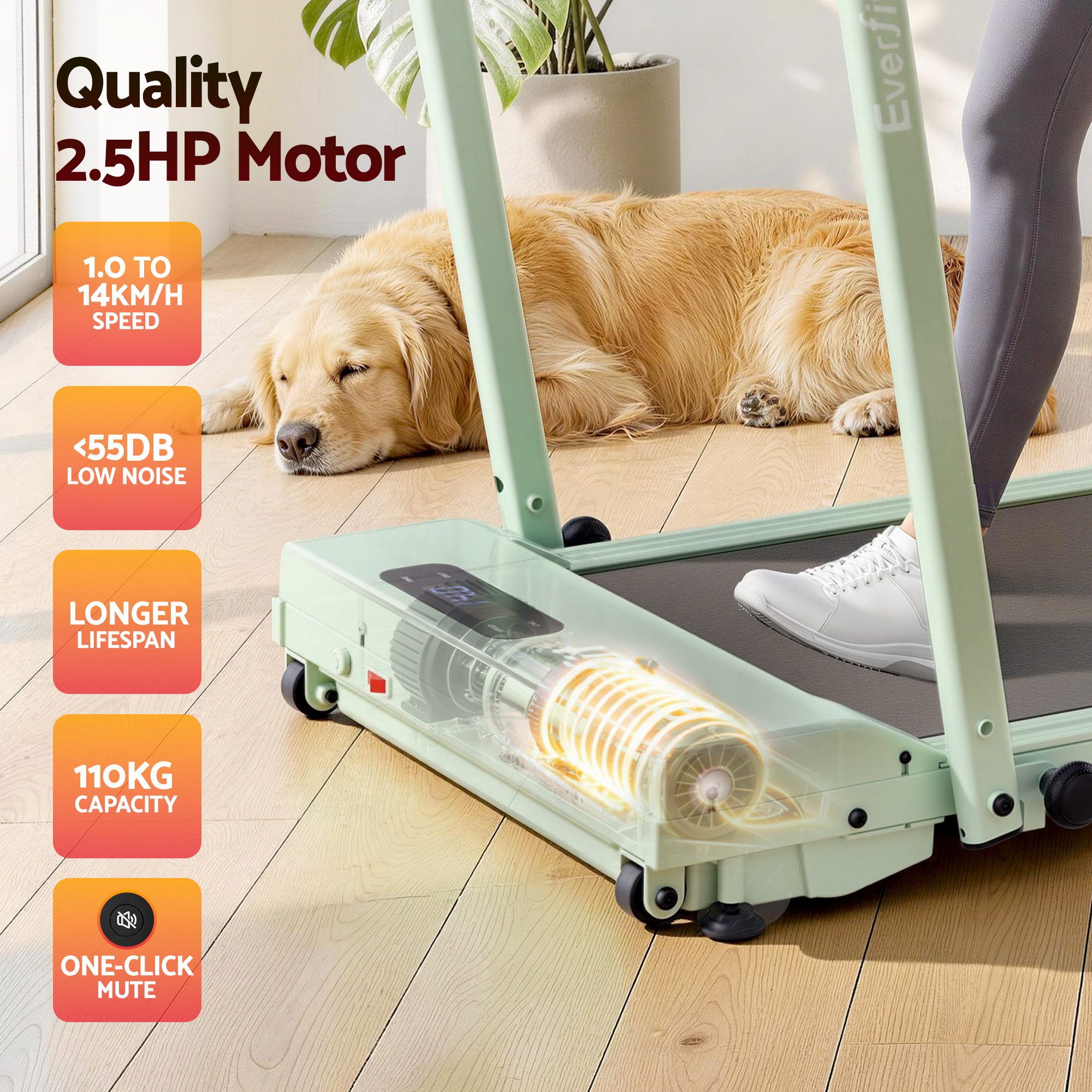 3 in 1 Walking Pad Treadmill 12% Incline Under Desk Foldable Treadmills for Home Gym With 38cm Wide Belt APP Control - Sports & Fitness > Exercise, Gym & Fitness > Treadmills - Rivercity House & Home Co. (ABN 18 642 972 209) - Affordable Modern Furniture Australia