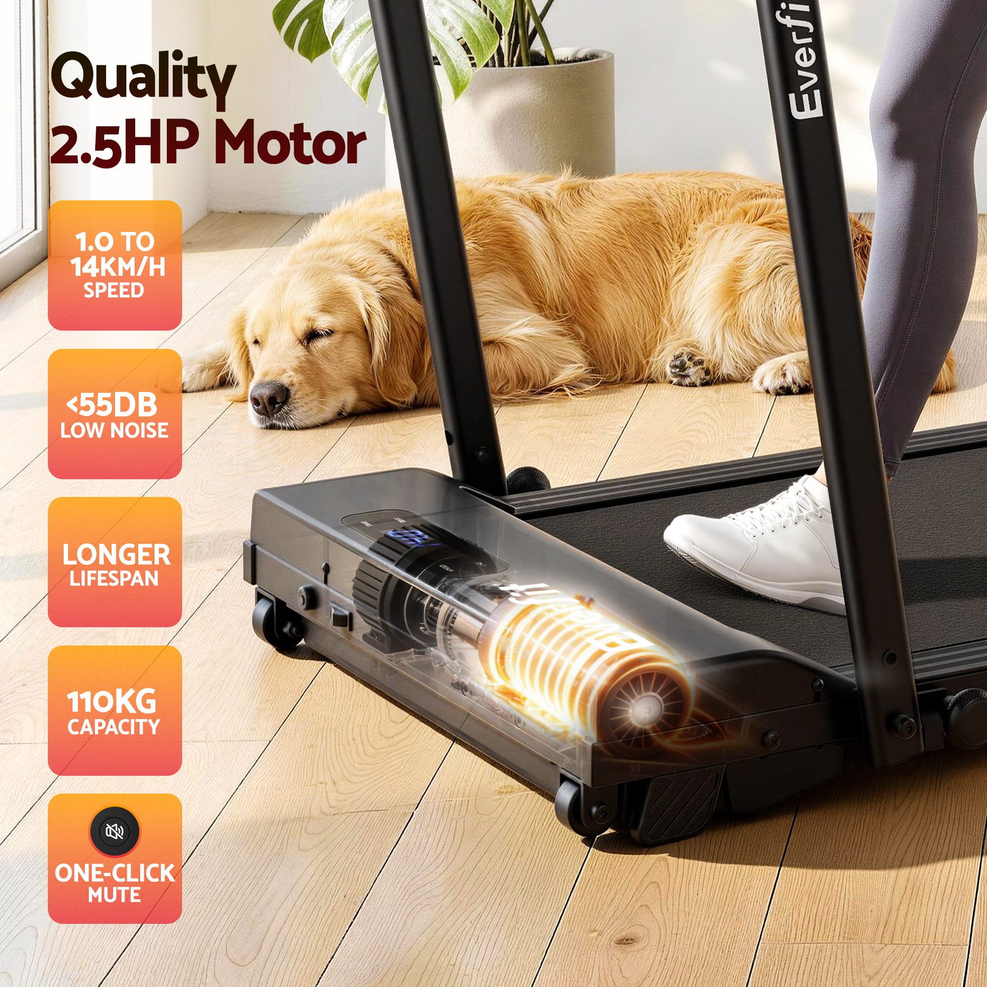 3 in 1 Walking Pad Treadmill 12% Incline Under Desk Foldable Treadmills for Home Gym With 38cm Wide Belt APP Control - Sports & Fitness > Exercise, Gym & Fitness > Treadmills - Rivercity House & Home Co. (ABN 18 642 972 209) - Affordable Modern Furniture Australia