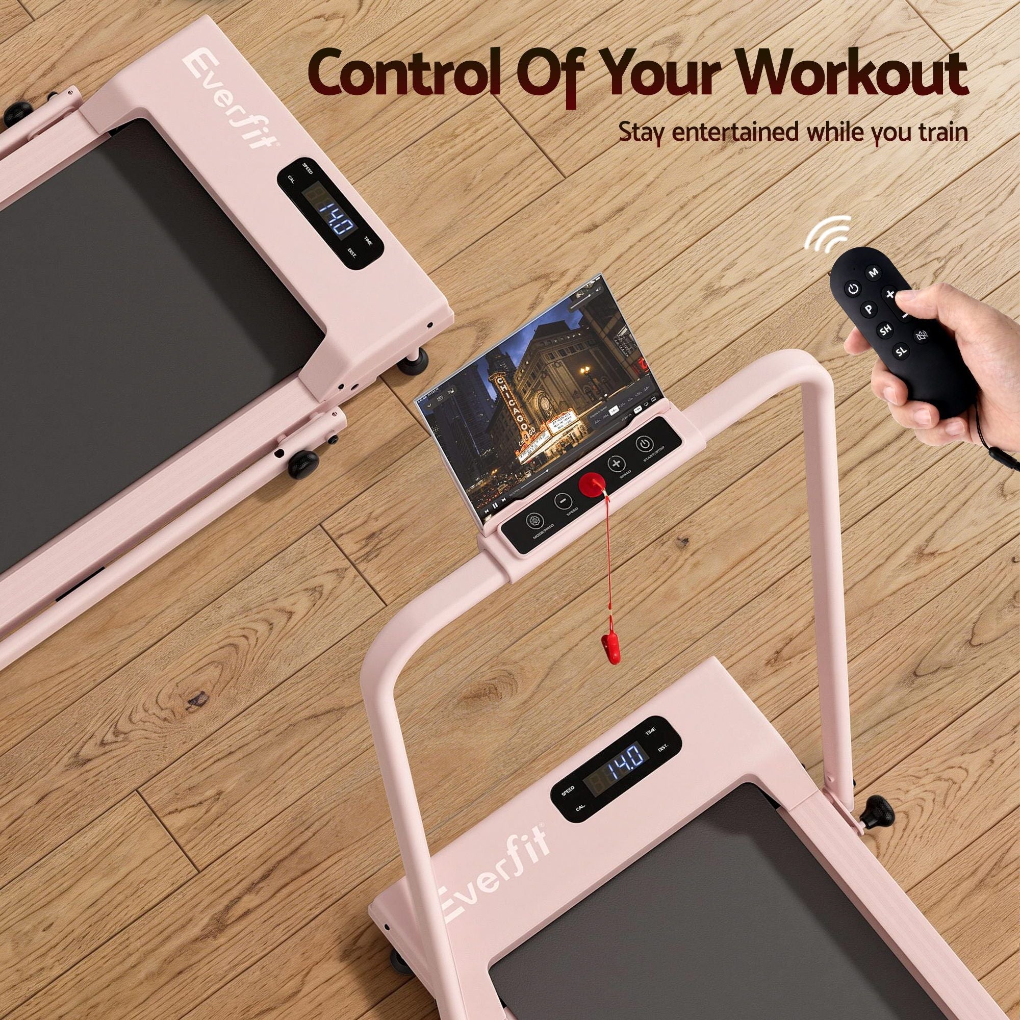 3 in 1 Walking Pad Treadmill 12% Incline Under Desk Treadmills for Home Gym With 38cm Wide Belt APP Control - Sports & Fitness > Exercise, Gym & Fitness > Treadmills - Rivercity House & Home Co. (ABN 18 642 972 209) - Affordable Modern Furniture Australia