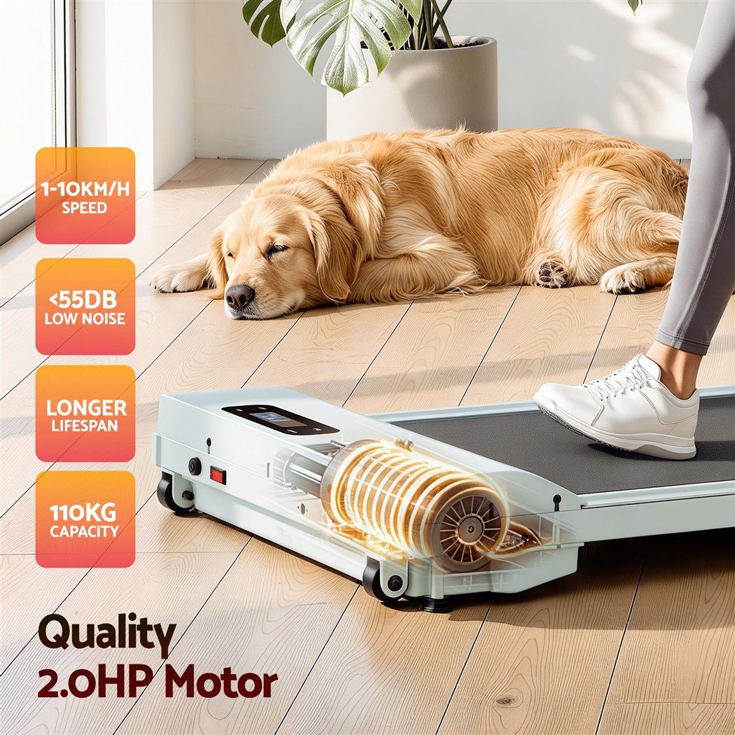3 in 1 Walking Pad Treadmill with 12% Incline and 38cm Belt for Home Gym - Green - Sports & Fitness > Exercise, Gym & Fitness > Treadmills - Rivercity House & Home Co. (ABN 18 642 972 209) - Affordable Modern Furniture Australia