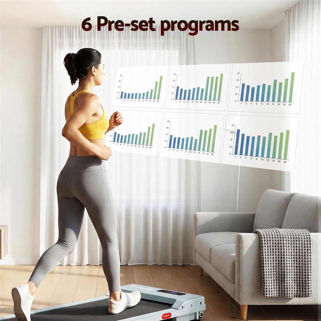 3 in 1 Walking Pad Treadmill with 12% Incline and 38cm Belt for Home Gym - Green - Sports & Fitness > Exercise, Gym & Fitness > Treadmills - Rivercity House & Home Co. (ABN 18 642 972 209) - Affordable Modern Furniture Australia