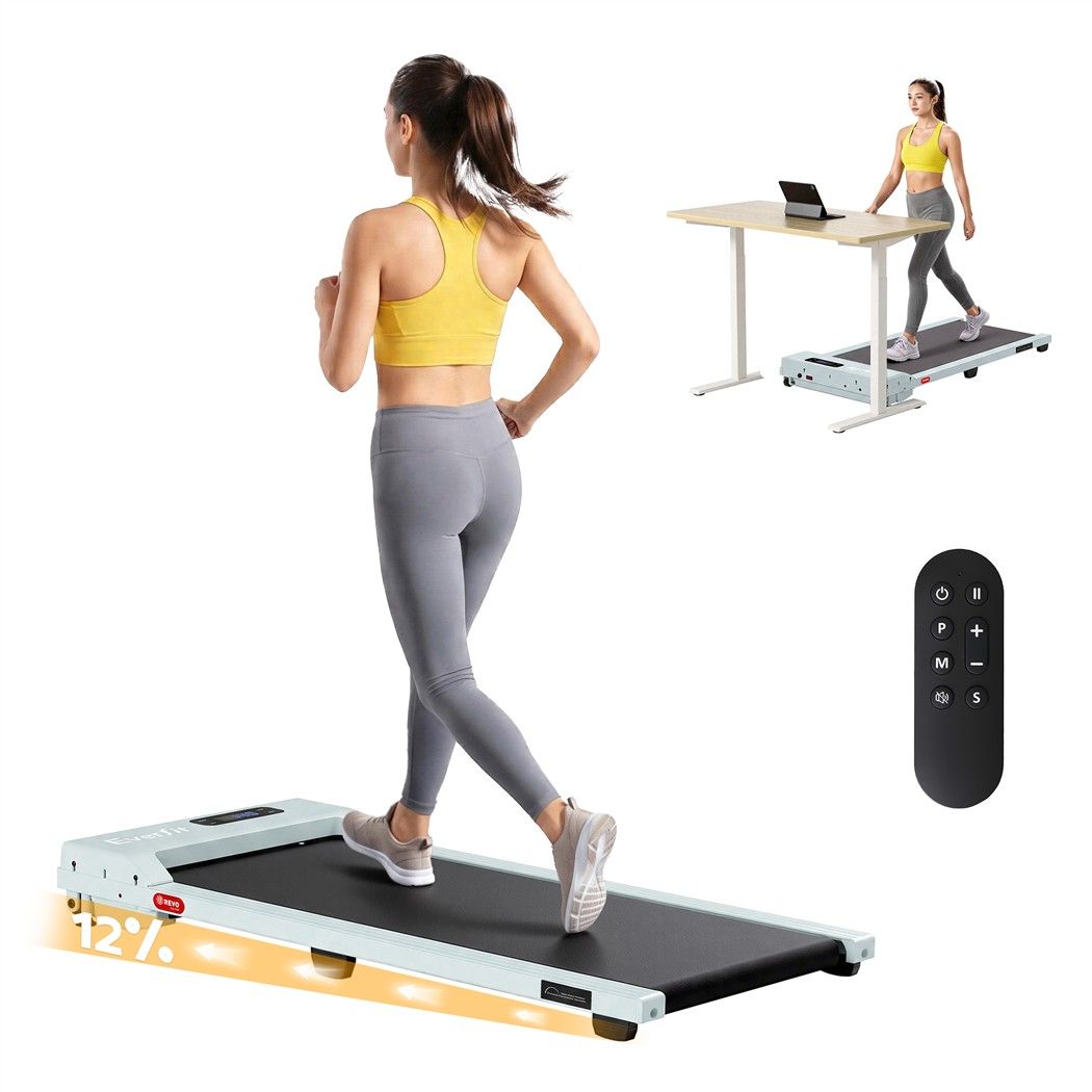 3 in 1 Walking Pad Treadmill with 12% Incline and 38cm Belt for Home Gym - Green - Sports & Fitness > Exercise, Gym & Fitness > Treadmills - Rivercity House & Home Co. (ABN 18 642 972 209) - Affordable Modern Furniture Australia