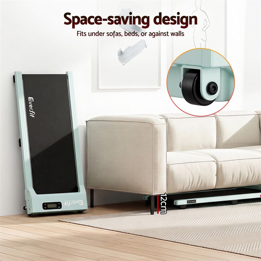 3 in 1 Walking Pad Treadmill with 12% Incline and 38cm Belt for Home Gym - Green - Sports & Fitness > Exercise, Gym & Fitness > Treadmills - Rivercity House & Home Co. (ABN 18 642 972 209) - Affordable Modern Furniture Australia