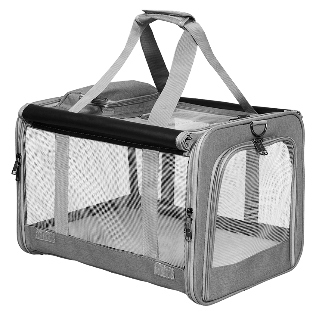 3 - in - 1 XL Pet Soft Crate Carrier for Dogs and Cats - Grey - Rivercity House & Home Co. (ABN 18 642 972 209) - Affordable Modern Furniture Australia