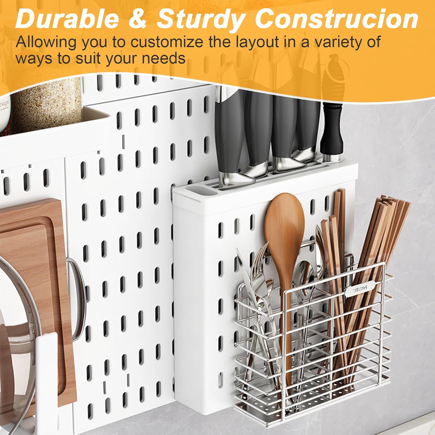 3 - Panel Pegboard Wall Organiser Kit with 17 Accessories for Office, Gaming & Craft Storage - Black - Tools > Tools Storage > Wall Storage Racks - Rivercity House & Home Co. (ABN 18 642 972 209) - Affordable Modern Furniture Australia