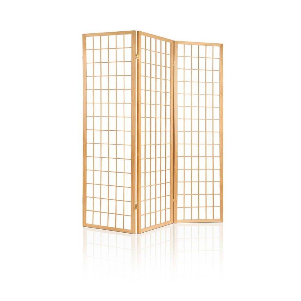 3 Panel Room Divider Screen 131x179cm - Natural - Furniture > Bedroom > Room Dividers - Rivercity House & Home Co. (ABN 18 642 972 209) - Affordable Modern Furniture Australia