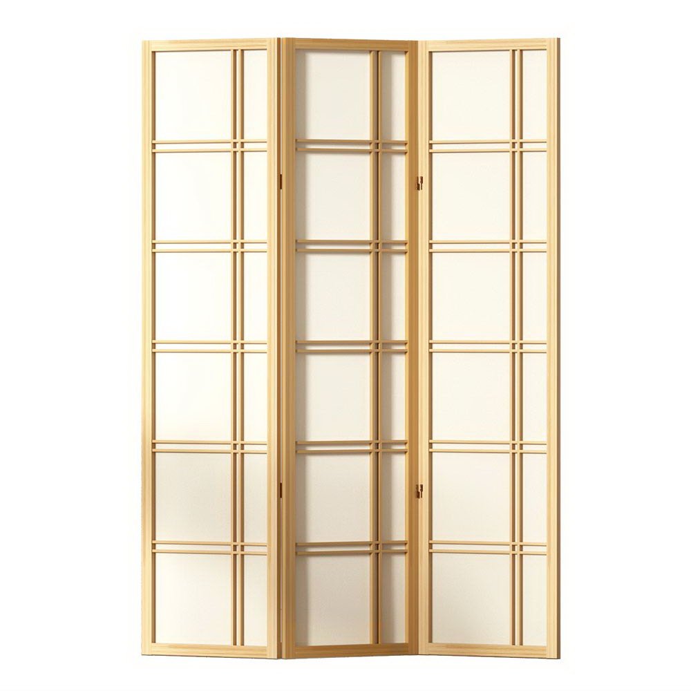 3 Panel Room Divider Screen 132x179cm Nova Natural - Furniture > Bedroom > Room Dividers - Rivercity House & Home Co. (ABN 18 642 972 209) - Affordable Modern Furniture Australia