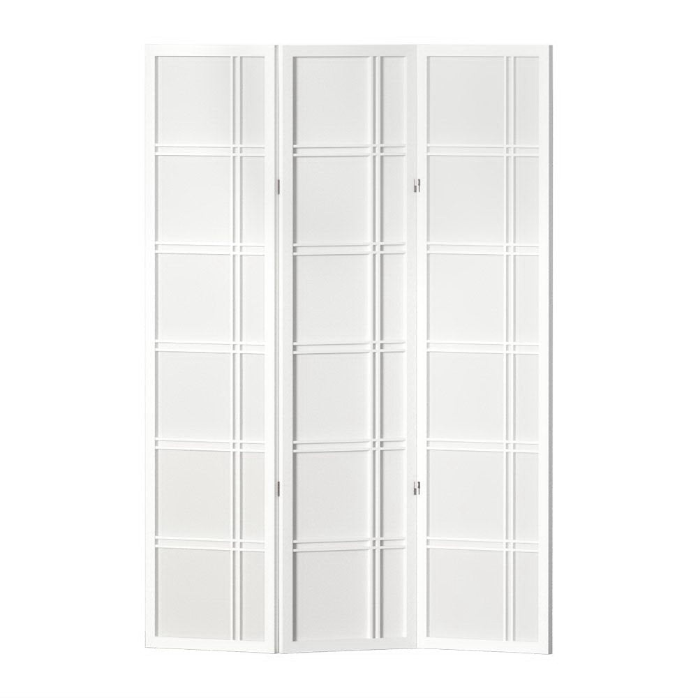 3 Panel Room Divider Screen 132x179cm Nova White - Furniture > Bedroom > Room Dividers - Rivercity House & Home Co. (ABN 18 642 972 209) - Affordable Modern Furniture Australia