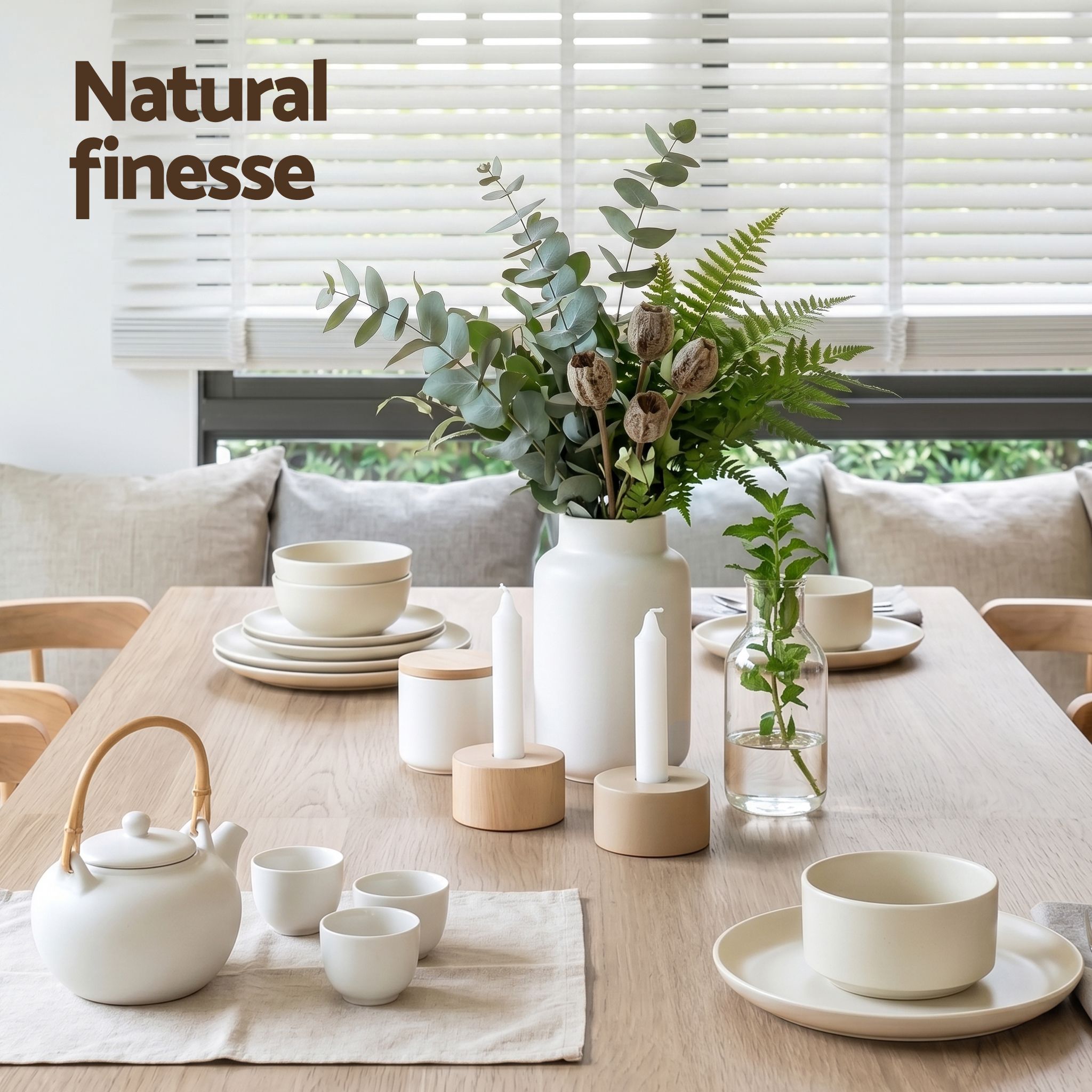 3 Piece Dining Sets, 120cm Wooden Dining Table and 2 Upholstered Chairs Set, Space - Saving Modern Kitchen Dining Suite for Home Apartment (Oak) - Furniture > Dining > Dining Set - Rivercity House & Home Co. (ABN 18 642 972 209) - Affordable Modern Furniture Australia