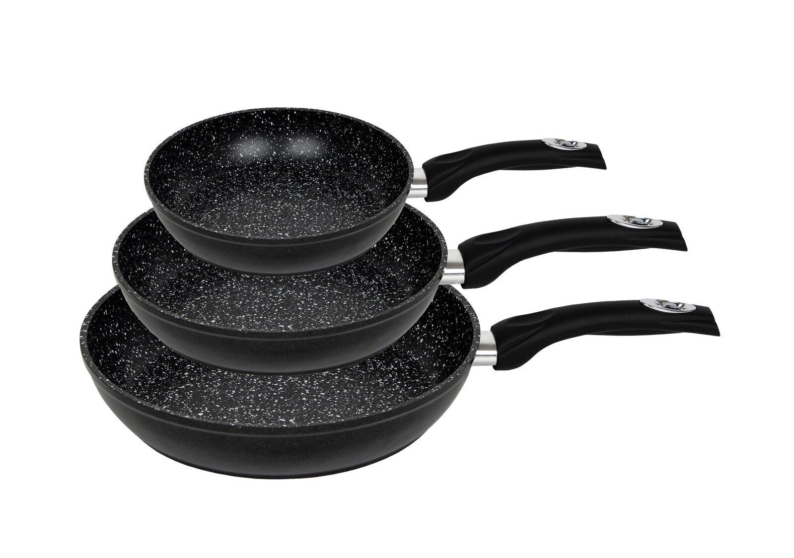 3 - Piece Forged Frypan Set with Non - stick Coating - Home & Garden > Kitchenware > Skillets & Frying Pans - Rivercity House & Home Co. (ABN 18 642 972 209) - Affordable Modern Furniture Australia