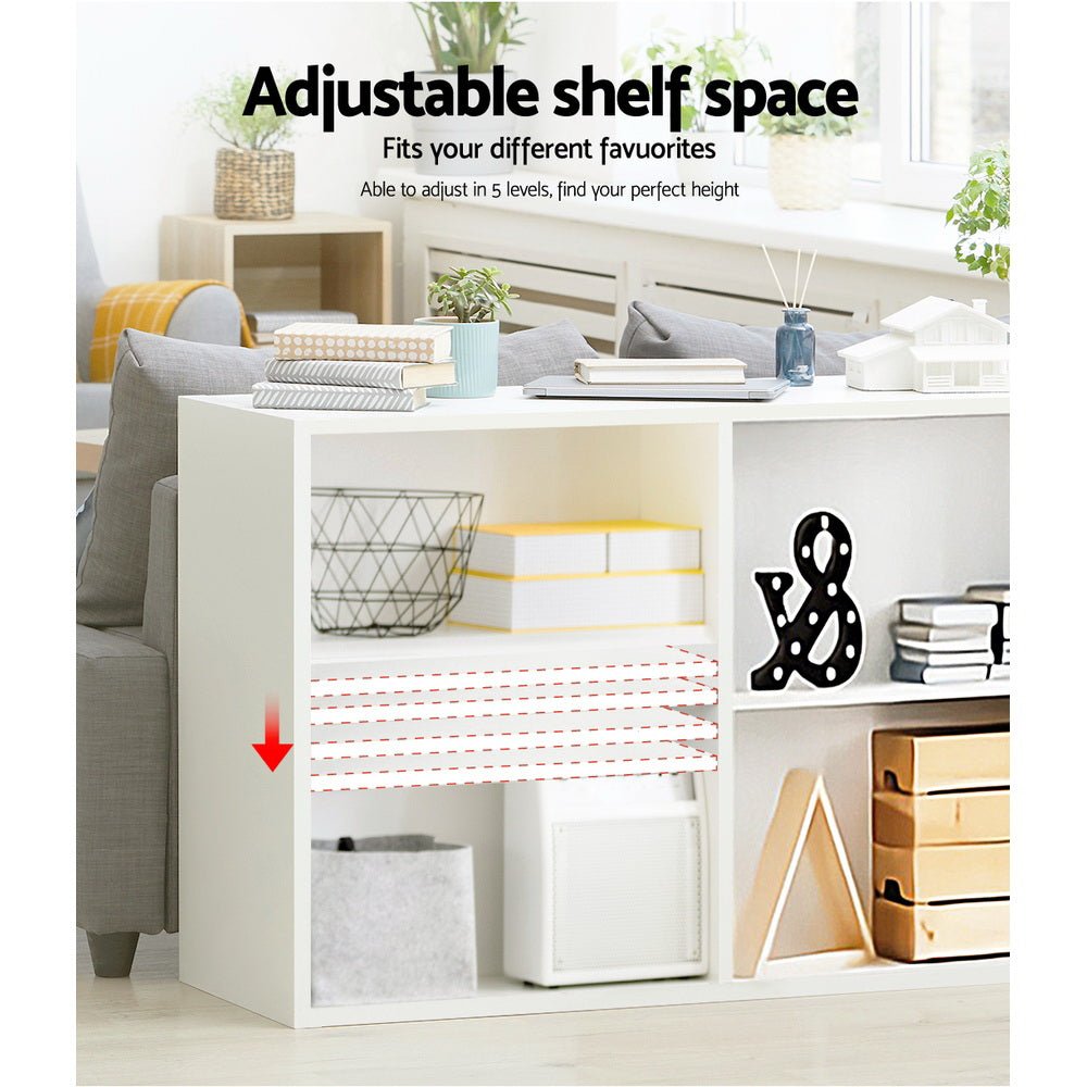 3 Piece Storage Shelf in White - Furniture - Rivercity House & Home Co. (ABN 18 642 972 209) - Affordable Modern Furniture Australia