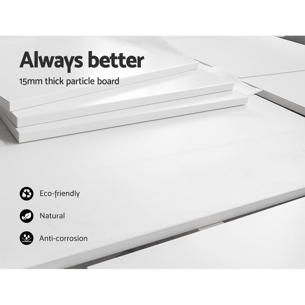 3 Piece Storage Shelf in White - Furniture - Rivercity House & Home Co. (ABN 18 642 972 209) - Affordable Modern Furniture Australia