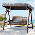 3 Seater Outdoor Wooden Swing Chair
