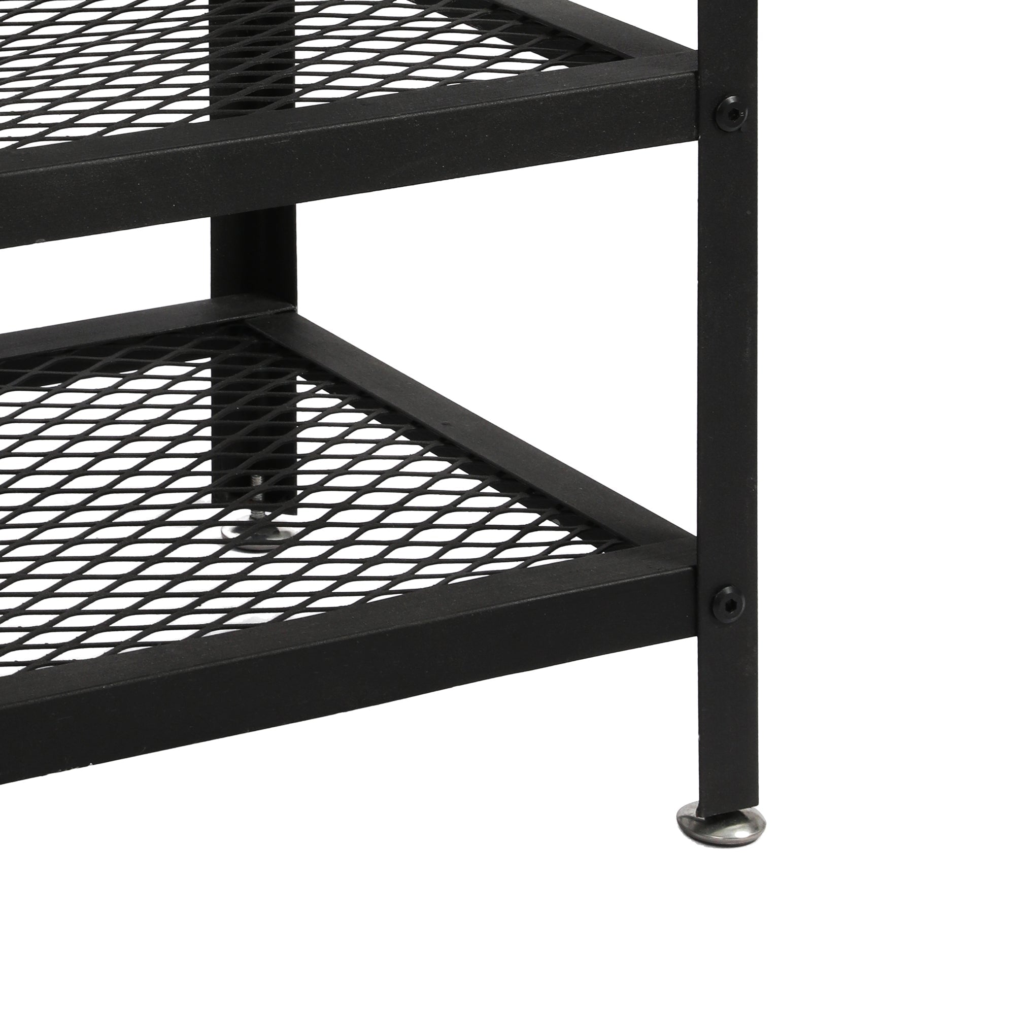 3 - Tier 100cm Shoe Rack Bench - Black - Rivercity House & Home Co. (ABN 18 642 972 209) - Affordable Modern Furniture Australia