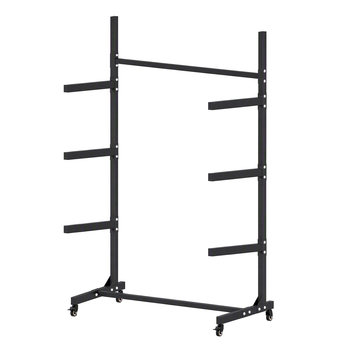 3-Tier Kayak Canoe SUP Paddleboard Storage Rack with Casters 80kg Capacity - Outdoor Recreation > Boating > Canoes & Kayaks - Rivercity House & Home Co. (ABN 18 642 972 209) - Affordable Modern Furniture Australia