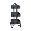 3-Tier Kitchen Storage Trolley Cart with Wheels - Grey