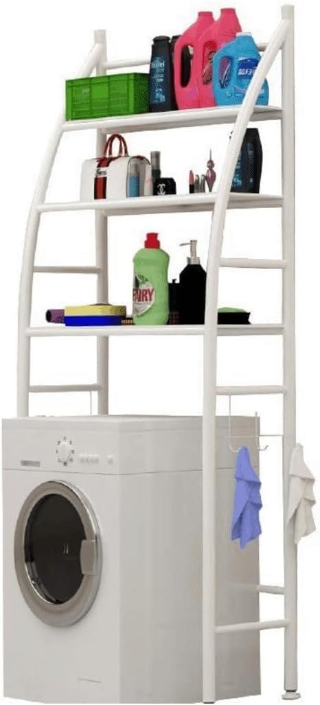3 - Tier Over Washing Machine Storage Rack for Laundry Room Space Saving, Towels, Detergent & Bathroom Essentials - Home & Garden > Laundry & Cleaning > Laundry Storage - Rivercity House & Home Co. (ABN 18 642 972 209) - Affordable Modern Furniture Australia