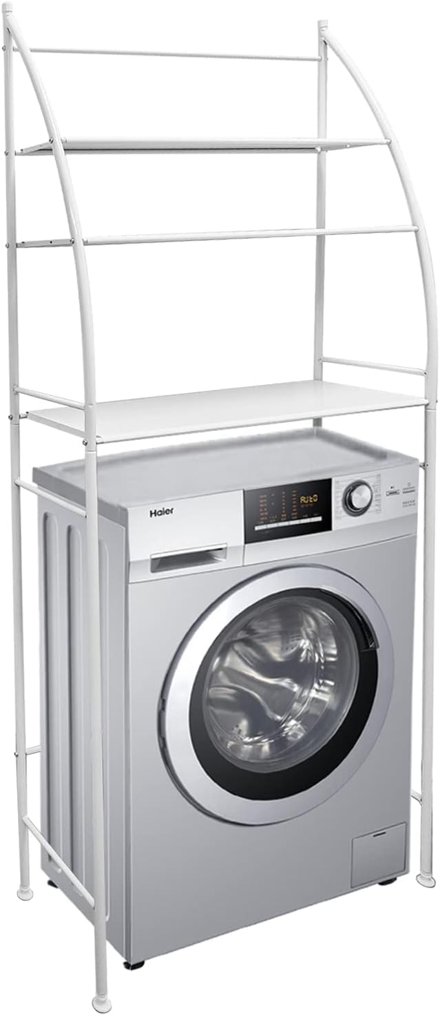 3 - Tier Over Washing Machine Storage Rack for Laundry Room Space Saving, Towels, Detergent & Bathroom Essentials - Home & Garden > Laundry & Cleaning > Laundry Storage - Rivercity House & Home Co. (ABN 18 642 972 209) - Affordable Modern Furniture Australia