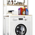 3-Tier Over Washing Machine Storage Rack Laundry Shelf Organiser - White