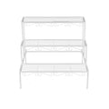 3 Tier Rectangle Metal Plant Stand - White