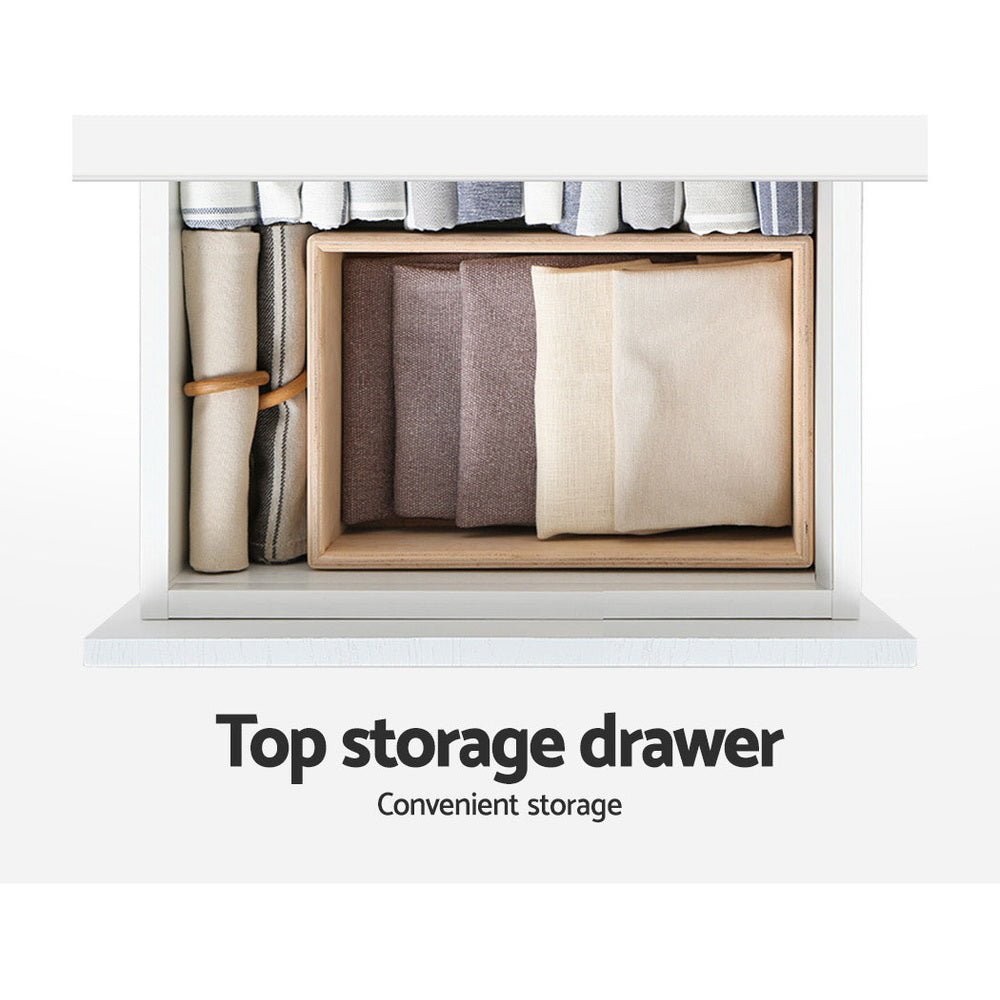 3 Tier Shoe Cabinet High Gloss White - Rivercity House & Home Co. (ABN 18 642 972 209) - Affordable Modern Furniture Australia