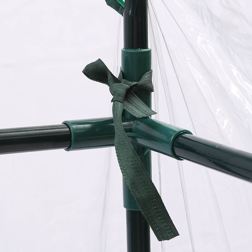 3 - Tier Walk - In Garden Greenhouse with PVC Cover - Transparent - Rivercity House & Home Co. (ABN 18 642 972 209) - Affordable Modern Furniture Australia