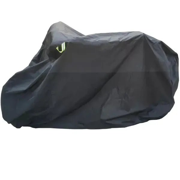 300D Polyester Waterproof Bike Cover with UV and Dust Protection 200 x 75 x 110 cm - Black - Sports & Fitness > Bikes & Accessories > Bicycle Stands & Storage - Rivercity House & Home Co. (ABN 18 642 972 209) - Affordable Modern Furniture Australia