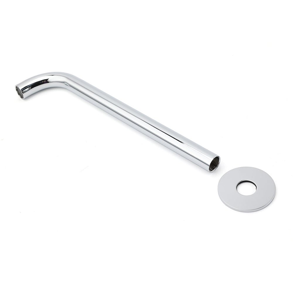 300mm Extra Long Wall Mounted Chrome Round Extention Bathtub Filler Spout Outlet - Furniture > Bathroom > Shower Heads & Screens - Rivercity House & Home Co. (ABN 18 642 972 209) - Affordable Modern Furniture Australia