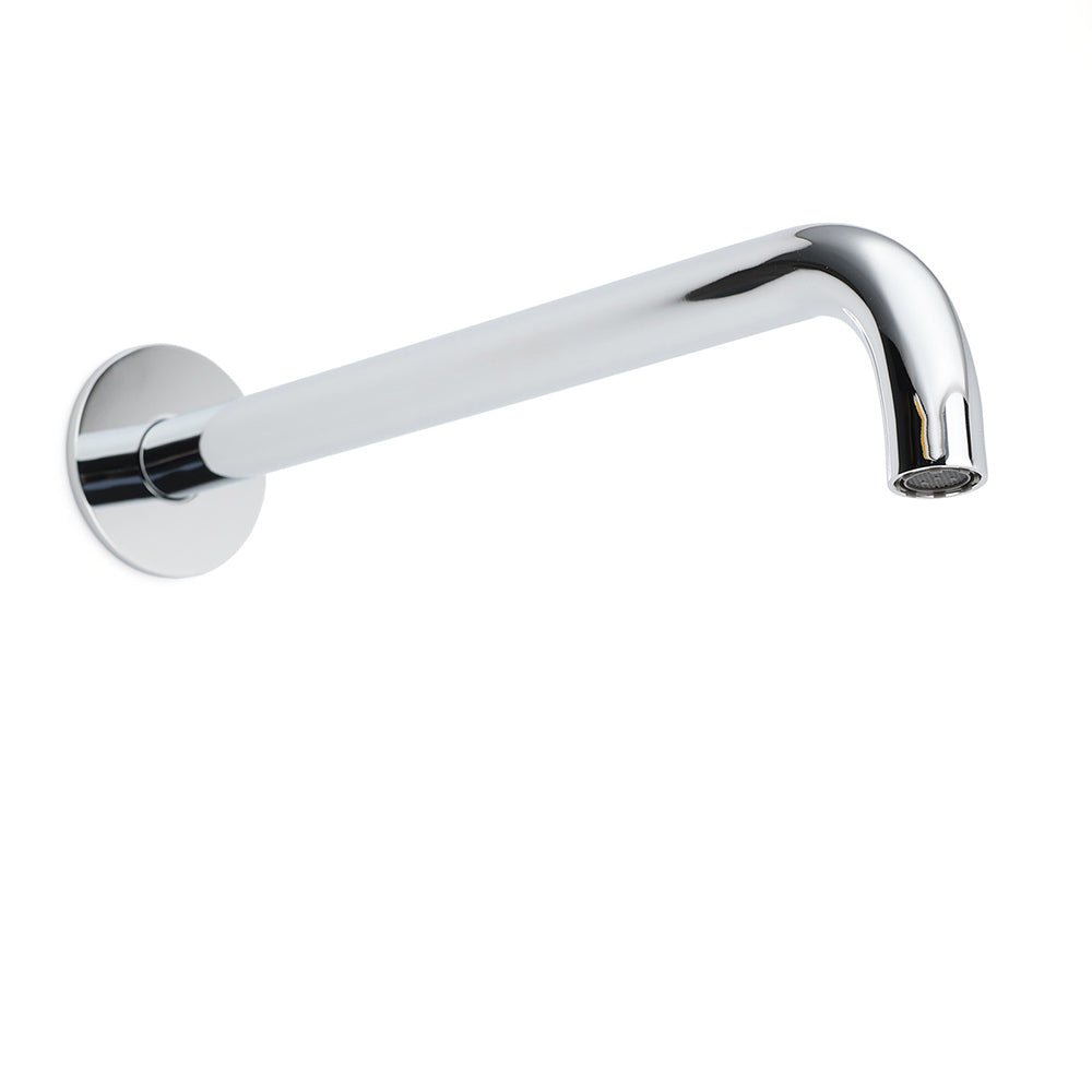 300mm Extra Long Wall Mounted Chrome Round Extention Bathtub Filler Spout Outlet - Furniture > Bathroom > Shower Heads & Screens - Rivercity House & Home Co. (ABN 18 642 972 209) - Affordable Modern Furniture Australia