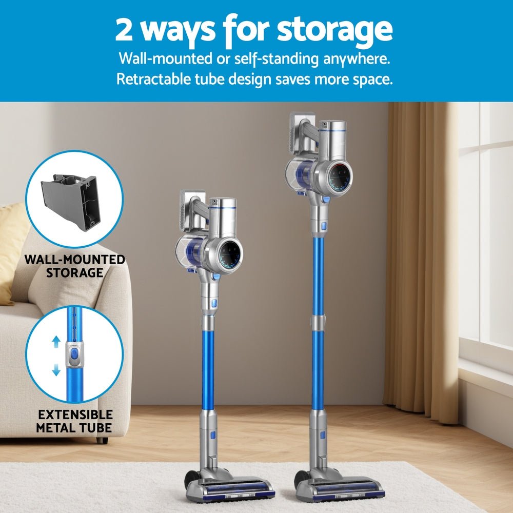 300W Stick Vacuum Cleaner Cordless Self - Standing - Appliances > Vacuum Cleaners > Vacuums - Rivercity House & Home Co. (ABN 18 642 972 209) - Affordable Modern Furniture Australia