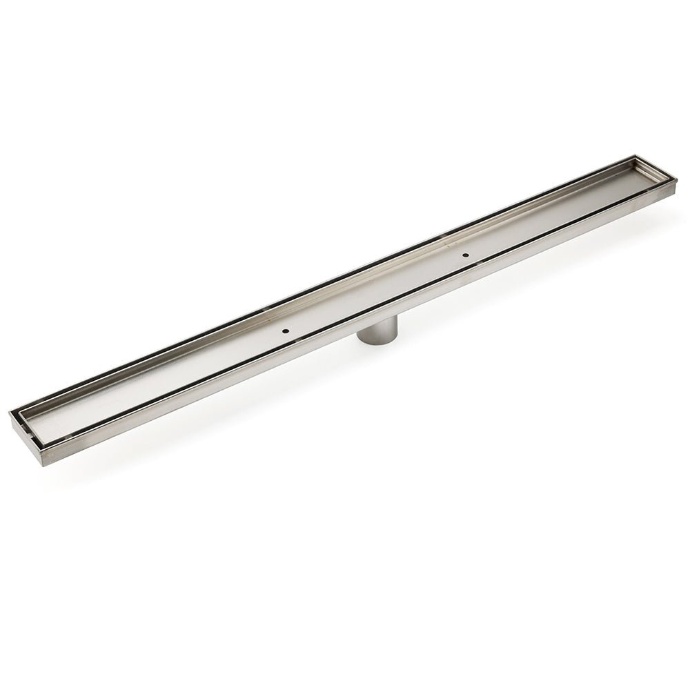 304 Stainless Steel 800mm Tile Insert Linear Shower Grate Floor Drain 50mm Waste - Furniture > Bathroom > Shower Heads & Screens - Rivercity House & Home Co. (ABN 18 642 972 209) - Affordable Modern Furniture Australia