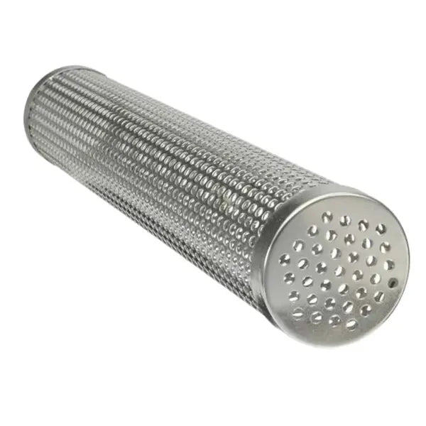304 Stainless Steel BBQ Smoker Tube 30 cm for Hot & Cold Smoking on Gas, Charcoal & Electric Grills - Silver - Home & Garden > BBQ > BBQs & Accessories - Rivercity House & Home Co. (ABN 18 642 972 209) - Affordable Modern Furniture Australia