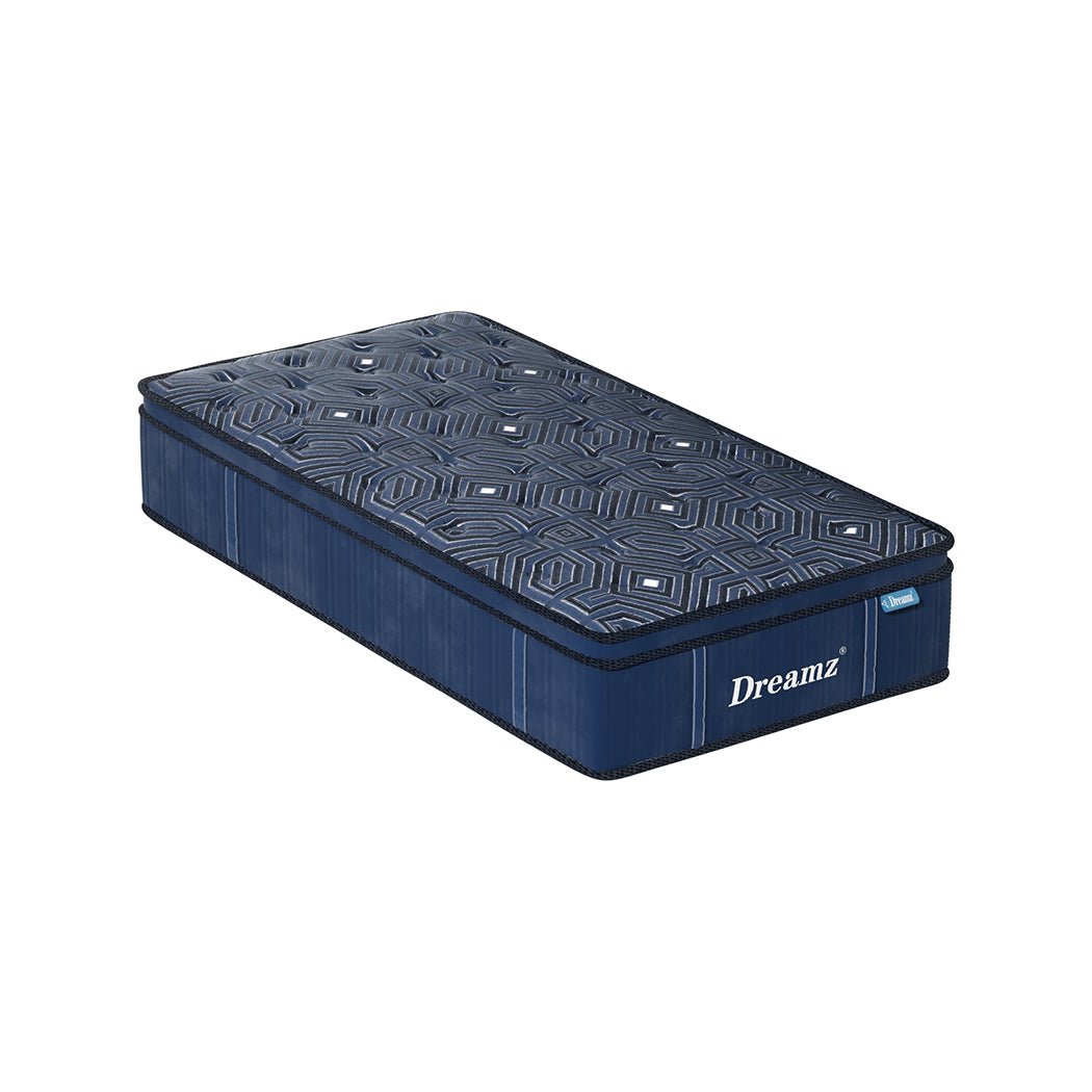 30CM Euro Top Spring Mattress All Sizes - Blue - Rivercity House & Home Co. (ABN 18 642 972 209) - Affordable Modern Furniture Australia