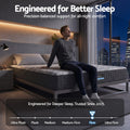 30cm King Mattress with 5-Zone Pocket Springs and Edge Support - Grey