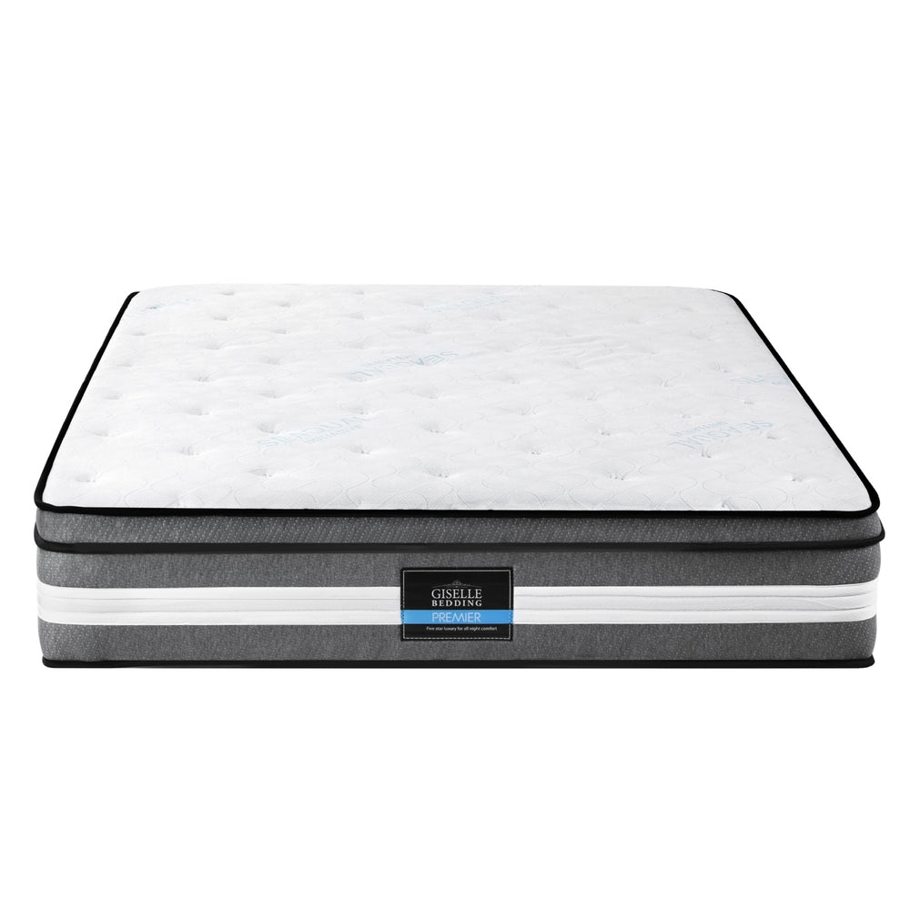 30cm Mattress Gel Foam Pocket Spring King - Furniture > Mattresses > King Single Mattress - Rivercity House & Home Co. (ABN 18 642 972 209) - Affordable Modern Furniture Australia