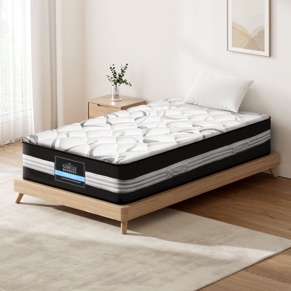 30cm Mattress Medium Firm King Single - Furniture > Mattresses > King Single Mattress - Rivercity House & Home Co. (ABN 18 642 972 209) - Affordable Modern Furniture Australia