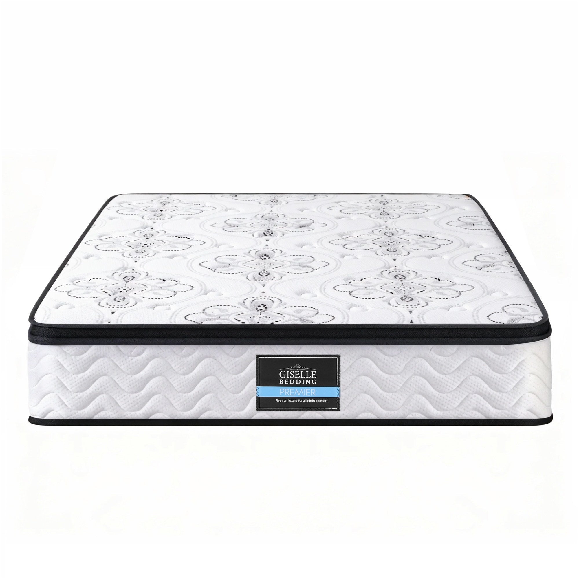 30cm Mattress Pocket Spring Medium Firm Foam Euro Top King - Furniture > Mattresses > King Size Mattress - Rivercity House & Home Co. (ABN 18 642 972 209) - Affordable Modern Furniture Australia