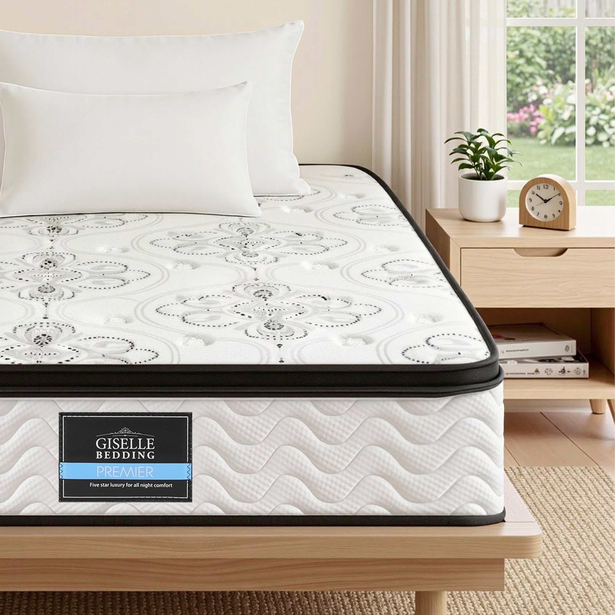 30cm Mattress Pocket Spring Medium Firm Foam Euro Top Single - Furniture > Mattresses > Single Mattress - Rivercity House & Home Co. (ABN 18 642 972 209) - Affordable Modern Furniture Australia