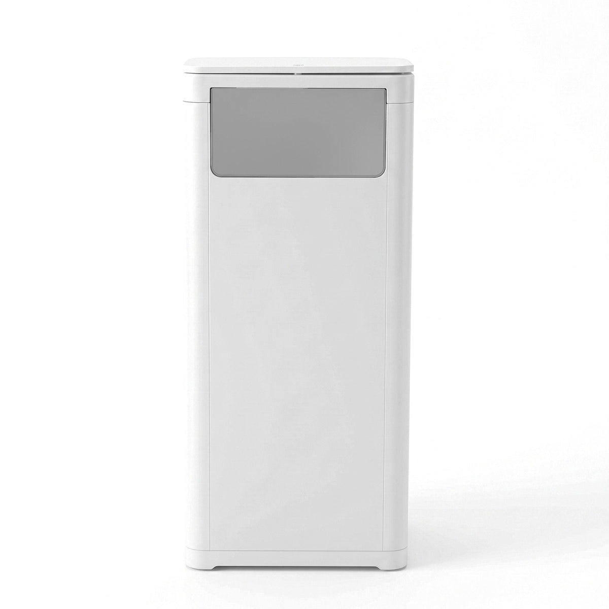 30L Commercial Trash Can with Front Push Flap Lid Rubbish Bin - White - Home & Garden > Kitchen Bins > Automatic Bins - Rivercity House & Home Co. (ABN 18 642 972 209) - Affordable Modern Furniture Australia