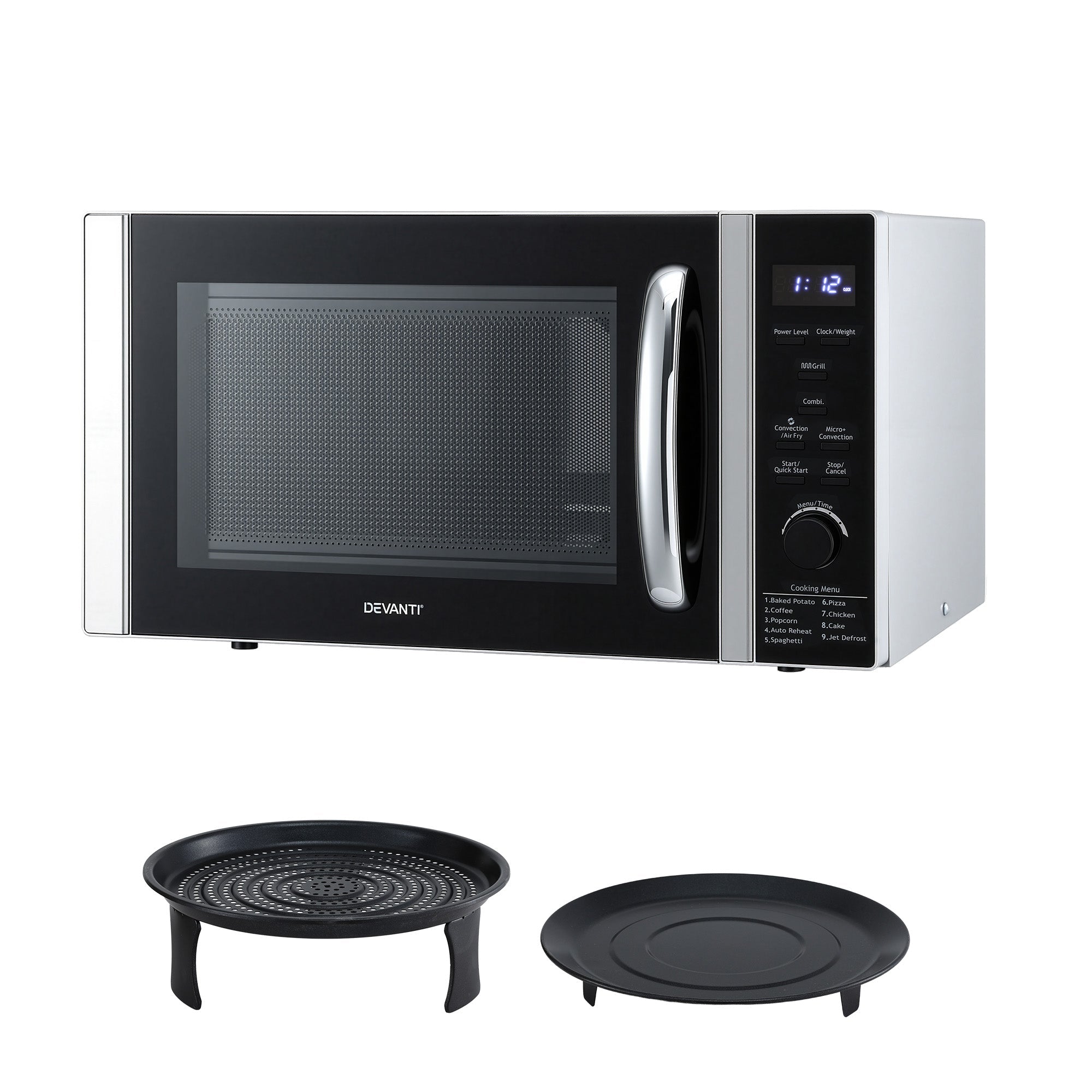 30L Microwave Oven 4 - IN - 1 Air Fryer Convection Grill - Appliances > Kitchen Appliances > Microwave Ovens - Rivercity House & Home Co. (ABN 18 642 972 209) - Affordable Modern Furniture Australia